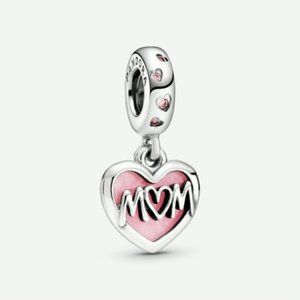 Pandora love mom pink Charm